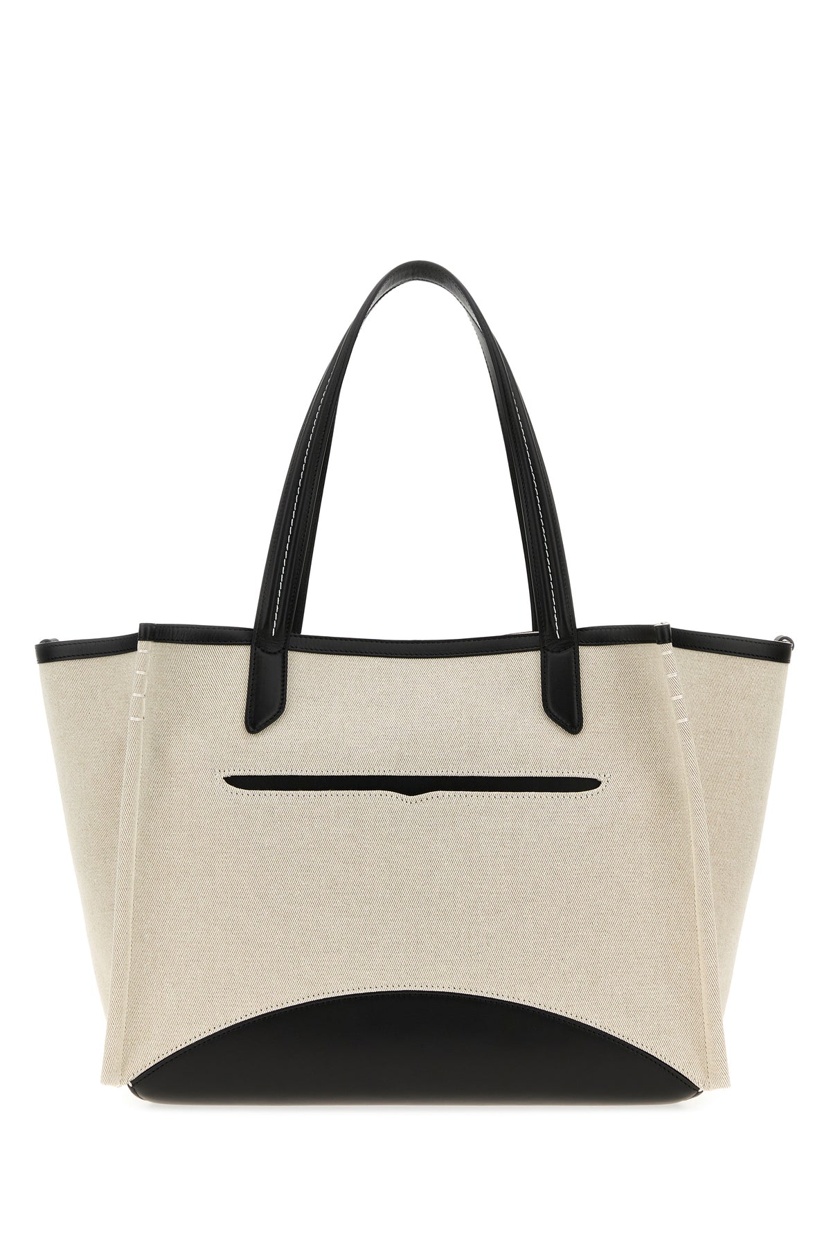 JW Anderson Borsa shopping Loafers in tela sabbia
