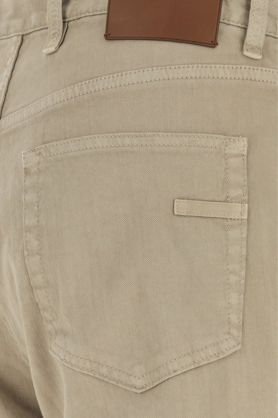 ZEGNA Pantalone in misto lino stretch beige, view 3