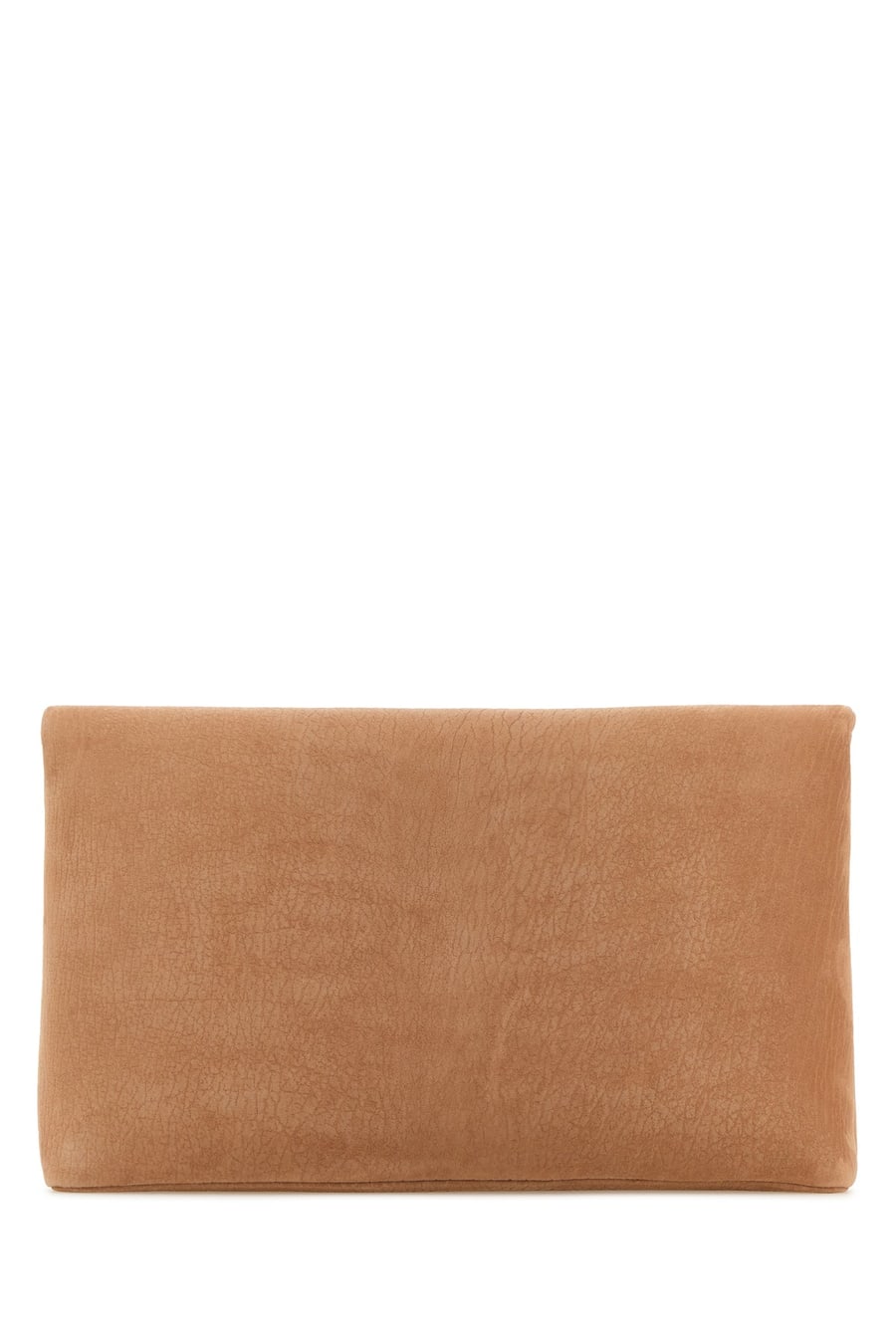 Saint Laurent Clutch Envelope in pelle scamosciata rosa antico, view 3