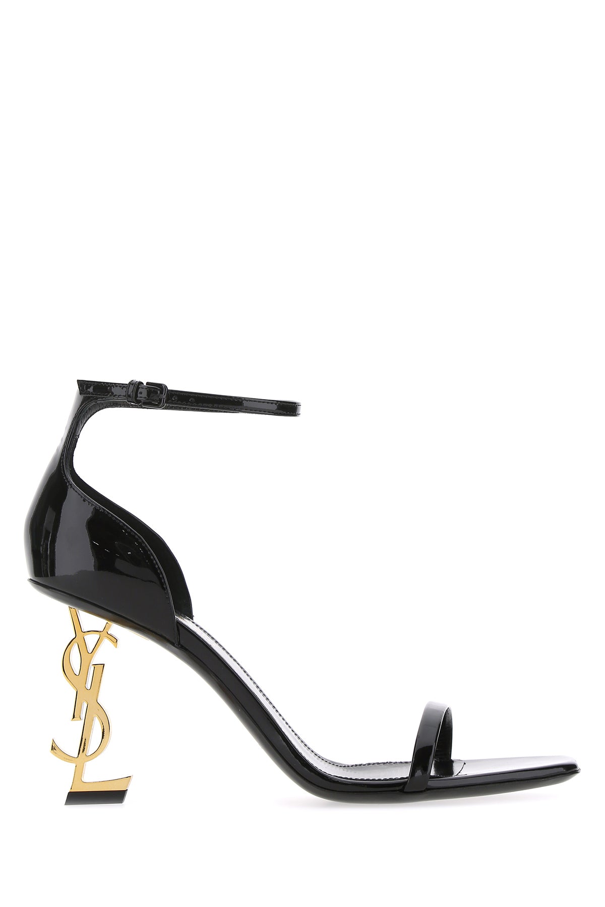 Saint Laurent Sandali Opyum 85 in pelle nera