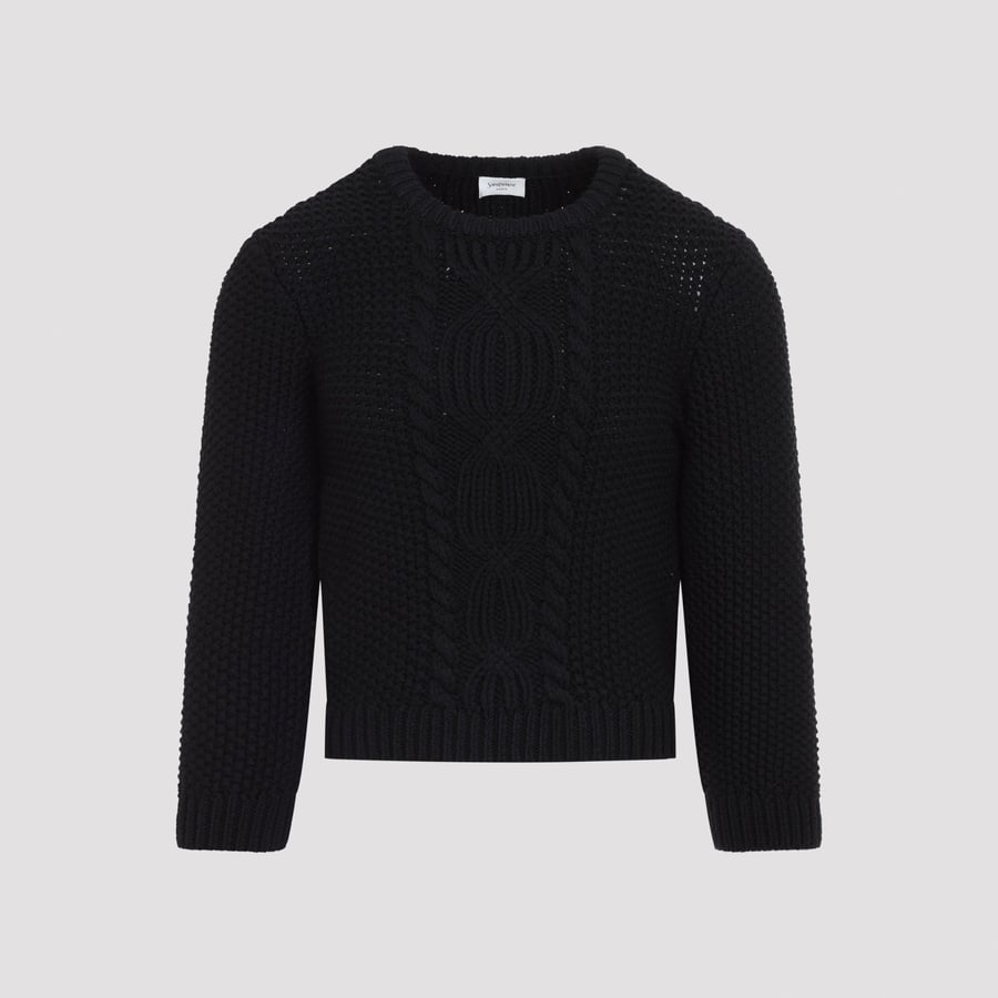 Saint Laurent Saint Laurent Wool Sweater, view 3