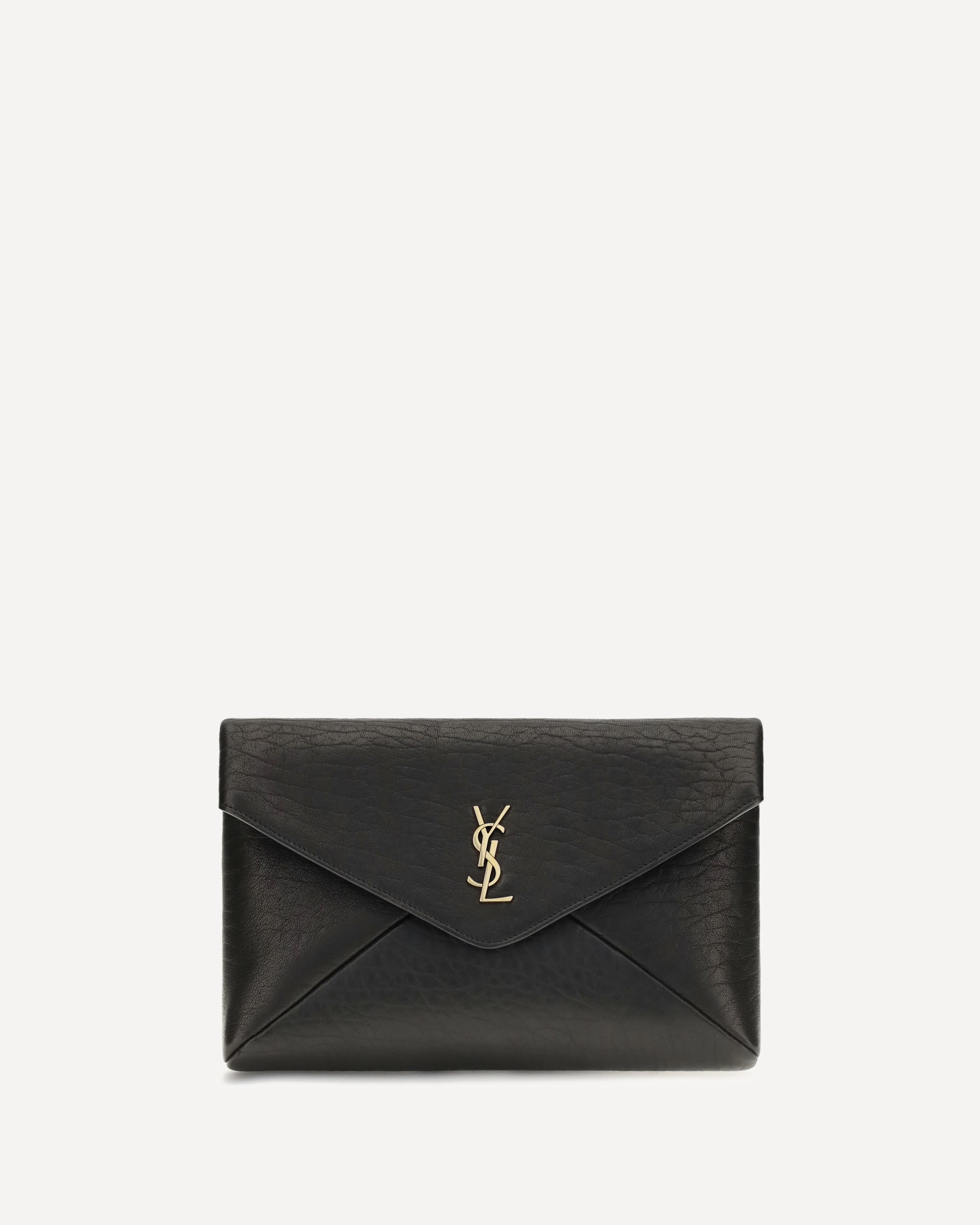 Saint Laurent Envelope leather Clutch