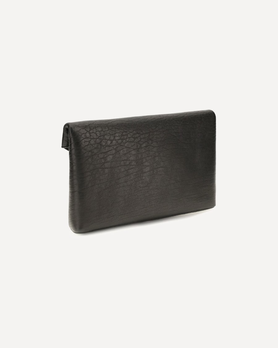 Saint Laurent Envelope leather Clutch, view 5