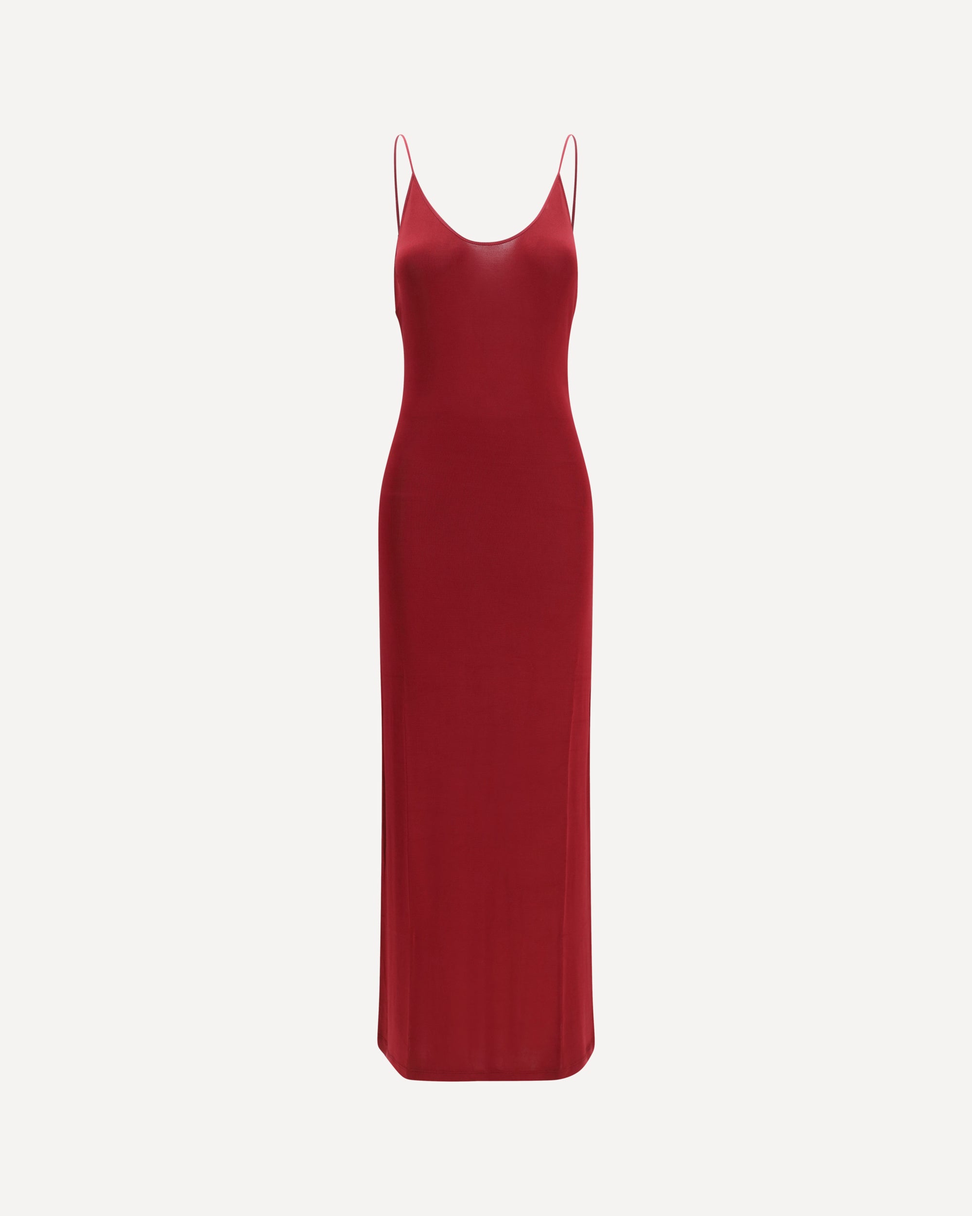 Saint Laurent Backless knit Dress with Cassandre chain