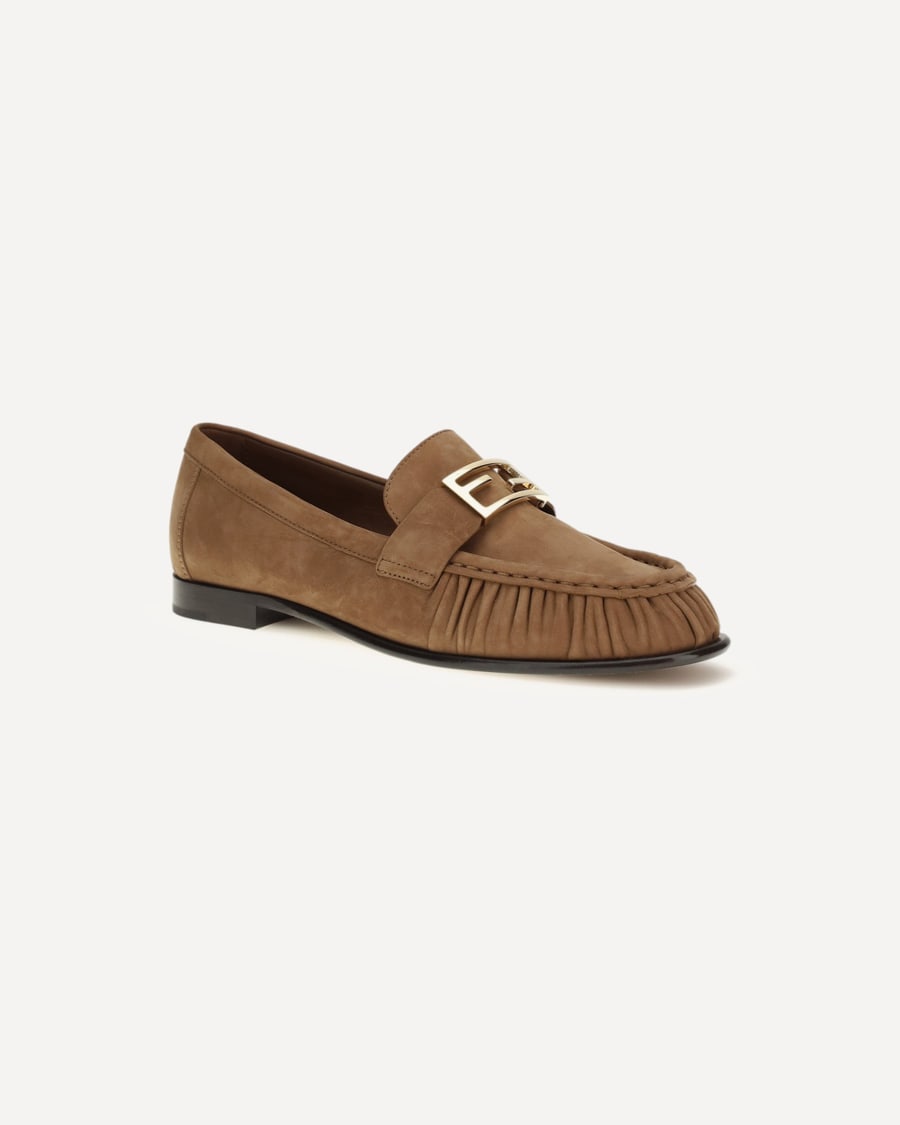 Fendi Suede Loafers, view 4