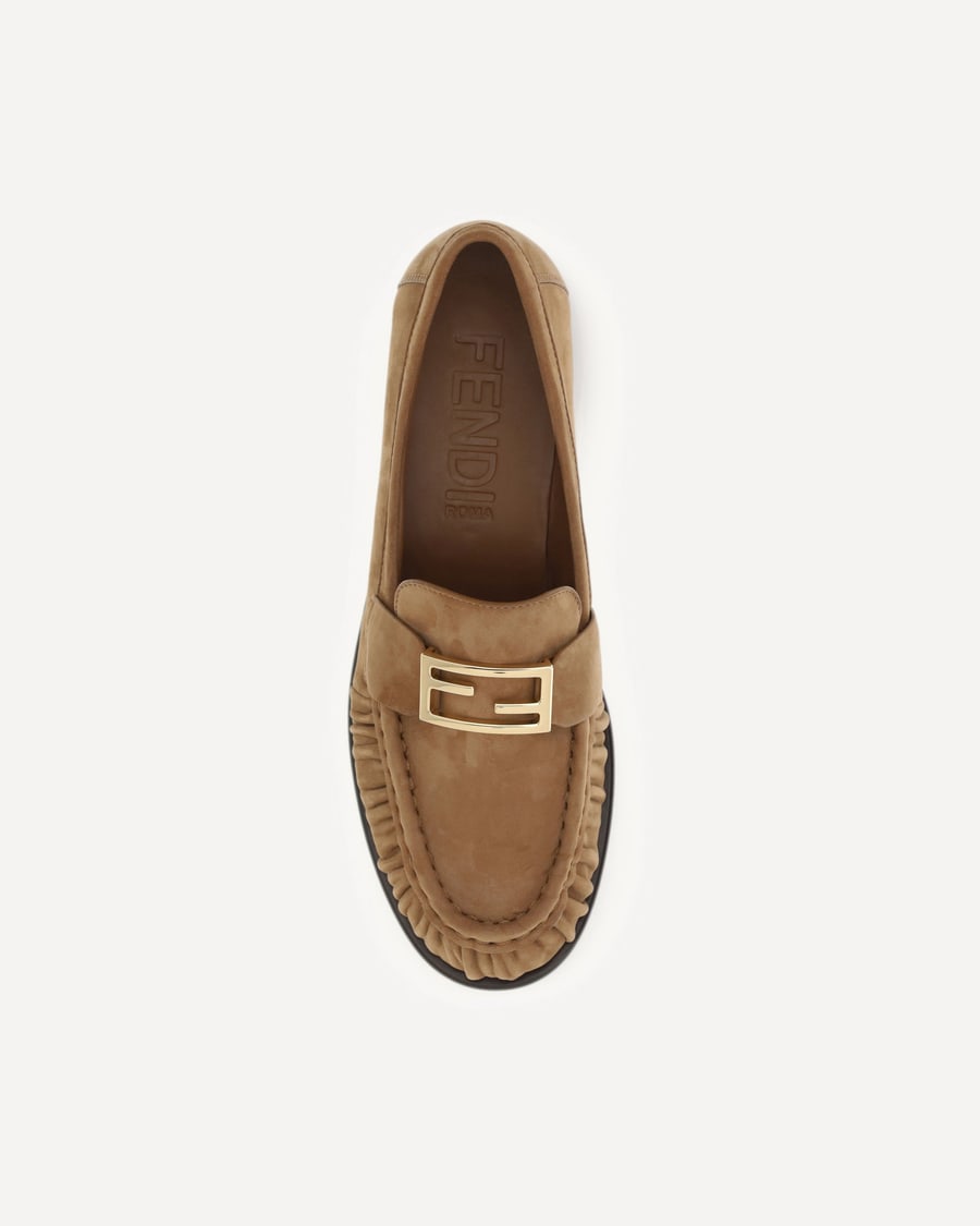 Fendi Suede Loafers, view 6