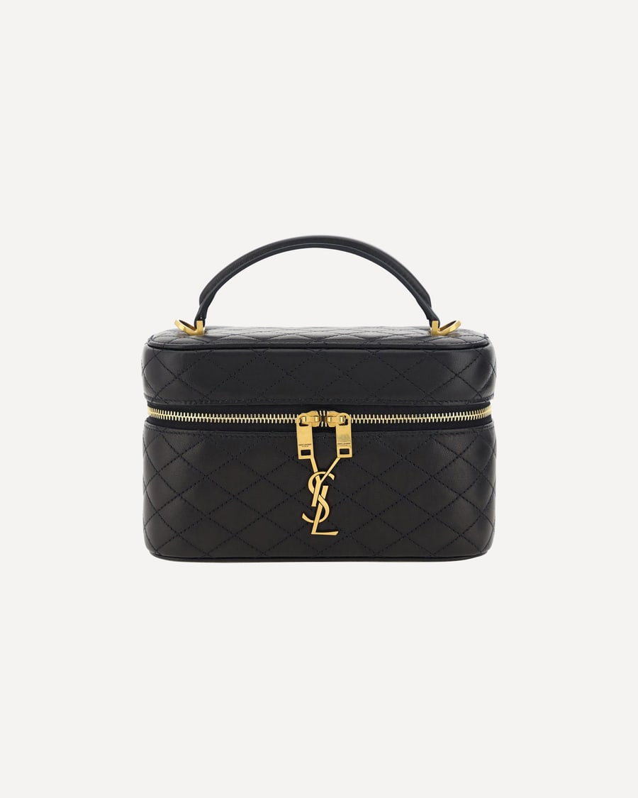 Saint Laurent Vanity Gaby leather Handbag, view 3