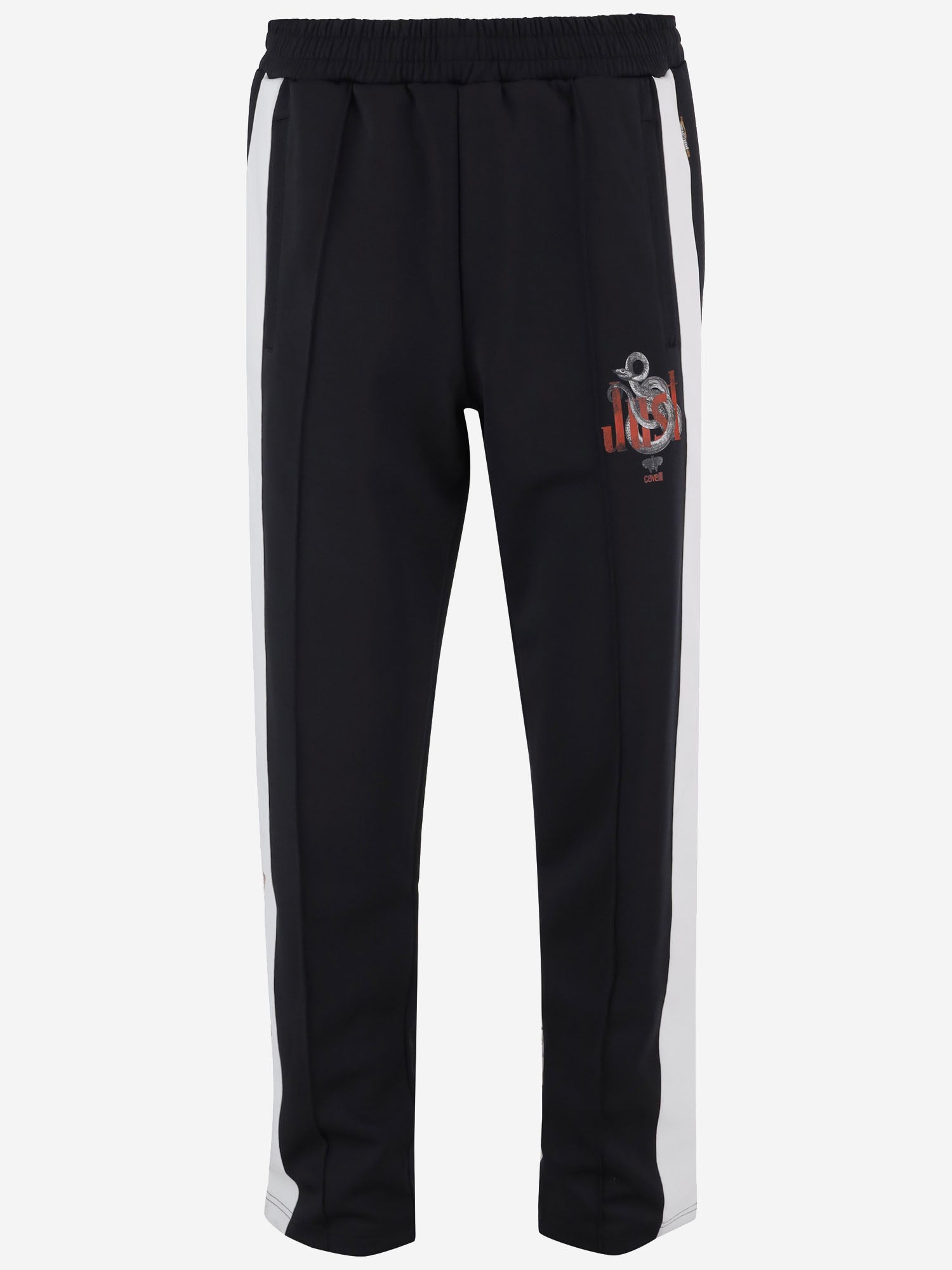 JUST CAVALLI PANTALONI TUTA in nylon stretch