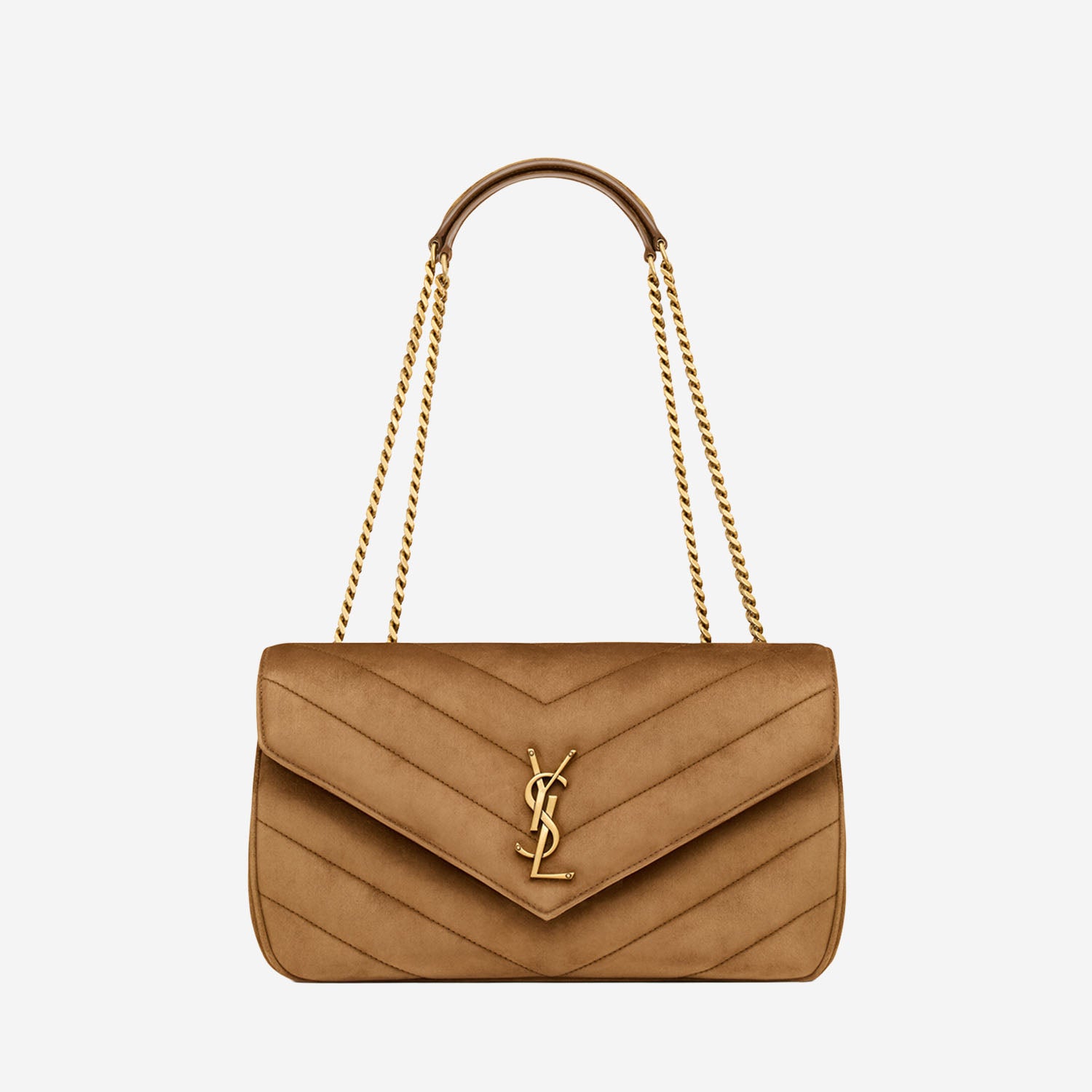 Saint Laurent Borsa LOULOU media in suede