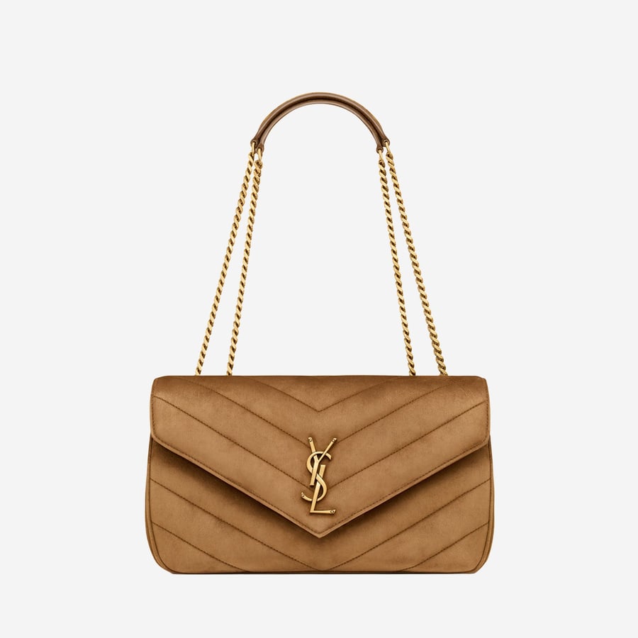 Saint Laurent Borsa LOULOU media in suede