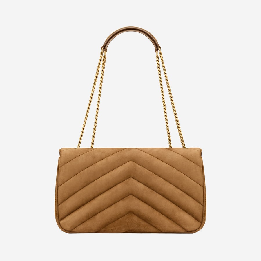 Saint Laurent Borsa LOULOU media in suede, view 3