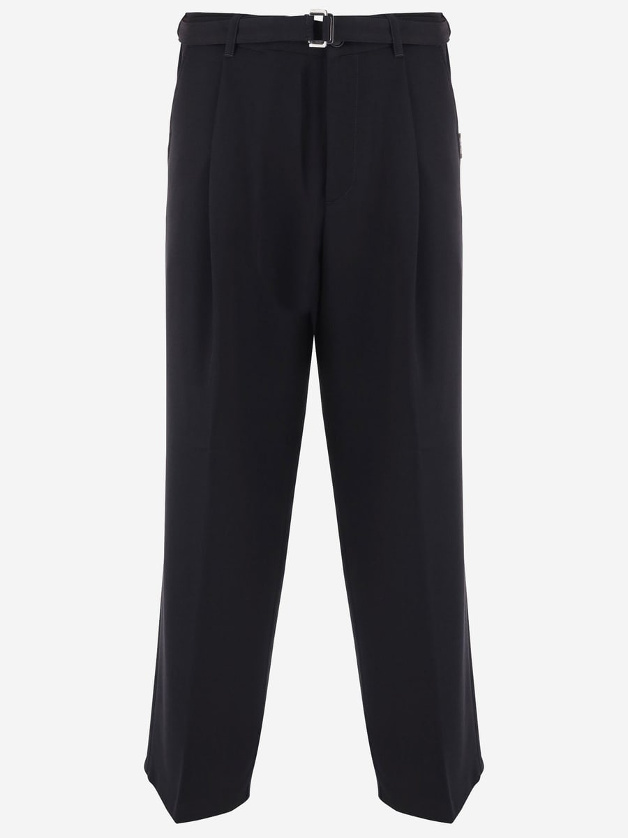 JUST CAVALLI PANTALONI IN MISTO VISCOSA STRETCH