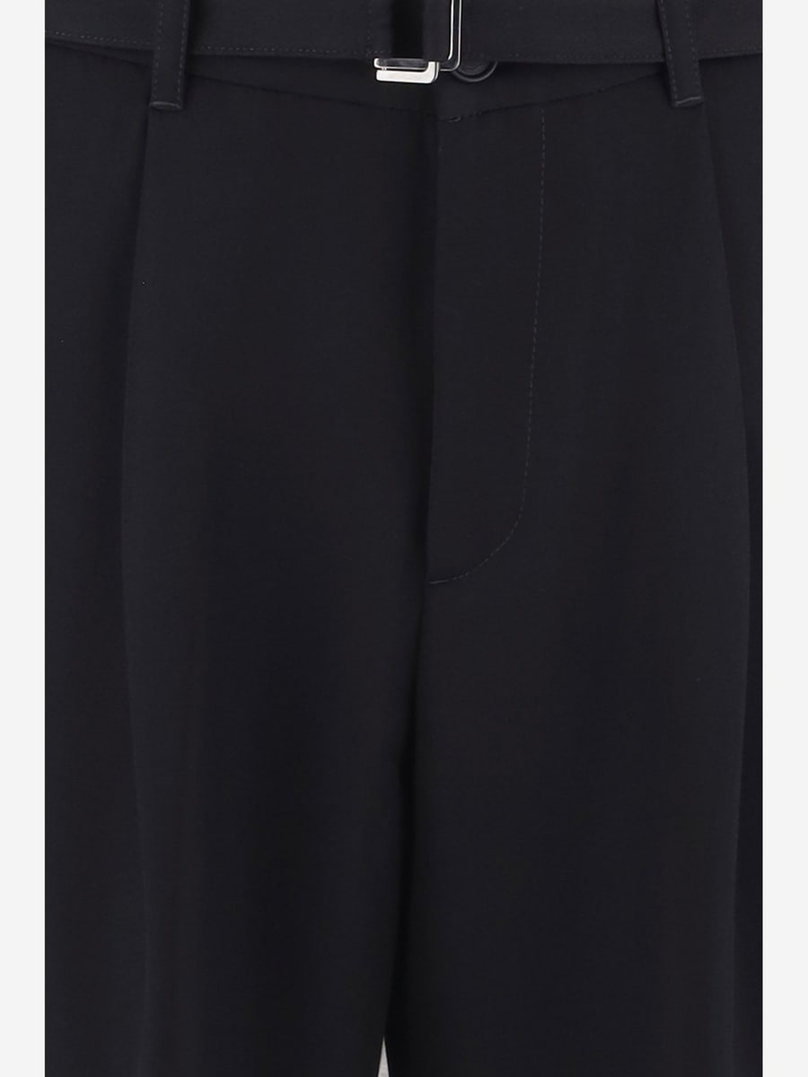 JUST CAVALLI PANTALONI IN MISTO VISCOSA STRETCH, view 3