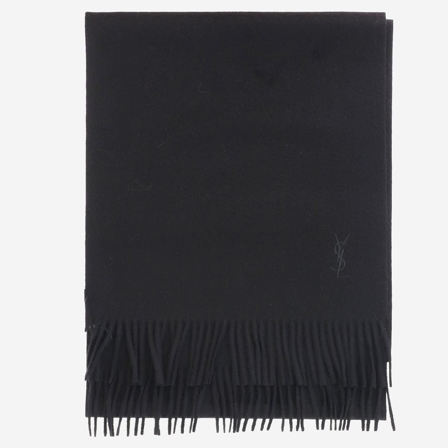 Saint Laurent SCIARPA IN CASHMERE CON LOGO
