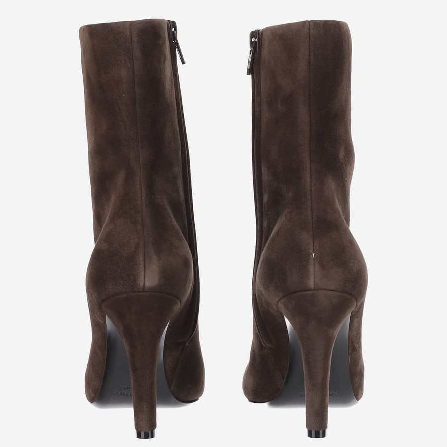 Saint Laurent STIVALETTI JILL IN SUEDE, view 3