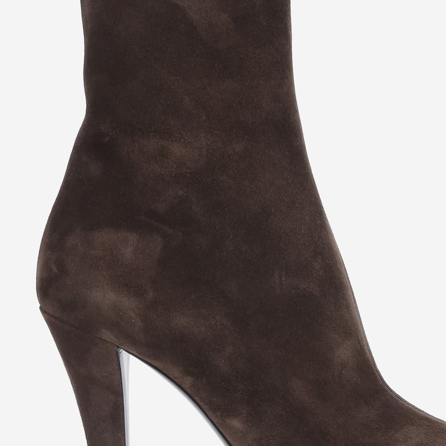 Saint Laurent STIVALETTI JILL IN SUEDE, view 4