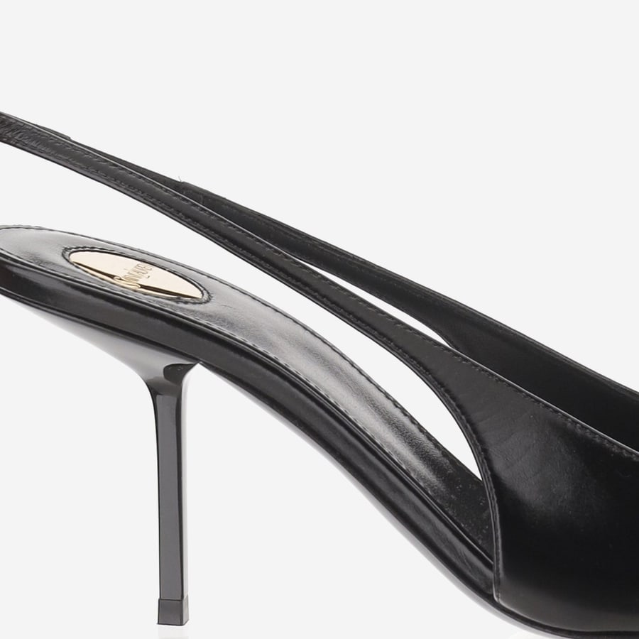 Saint Laurent DÉCOLLETÉ BABYLONE BRETEUIL IN PELLE, view 4