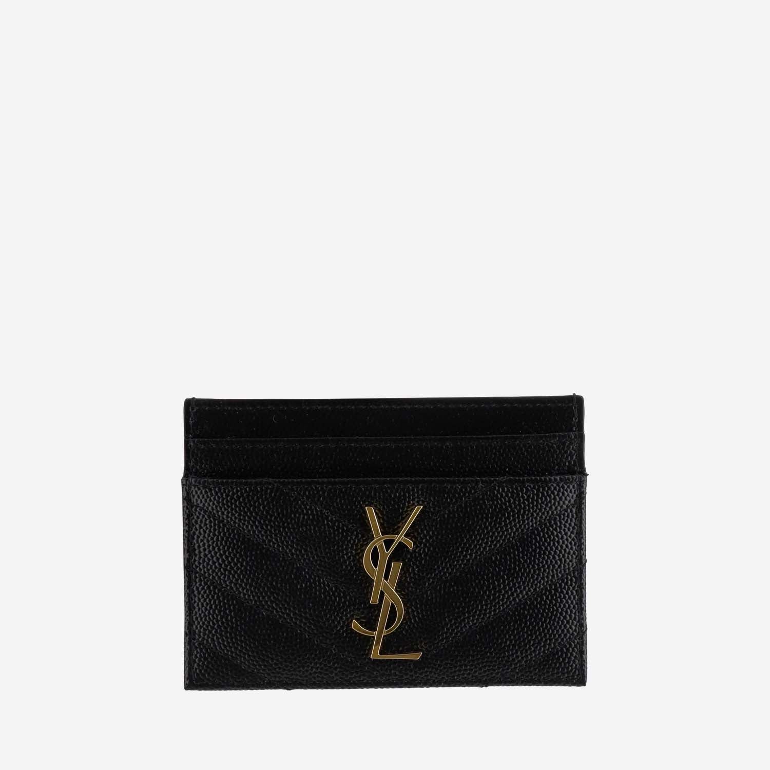 Saint Laurent PORTACARTE CASSANDRE MATELASSÉ IN PELLE