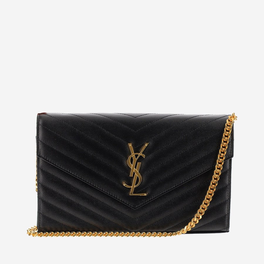 Saint Laurent PORTAFOGLIO MONOGRAM ON CHAIN