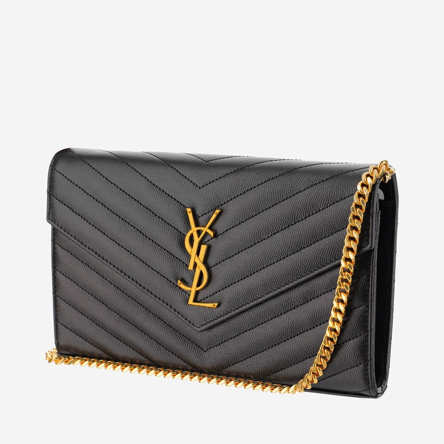 Saint Laurent PORTAFOGLIO MONOGRAM ON CHAIN, view 2