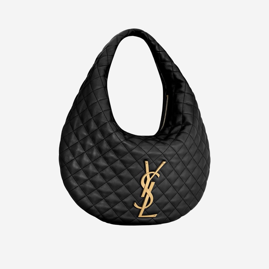 Saint Laurent BORSA ICARE HOBO IN NAPPA TRAPUNTATA, view 2