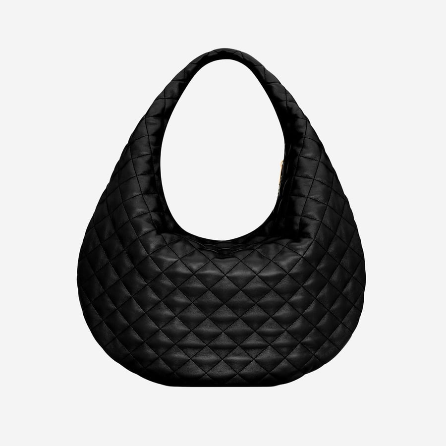 Saint Laurent BORSA ICARE HOBO IN NAPPA TRAPUNTATA, view 3