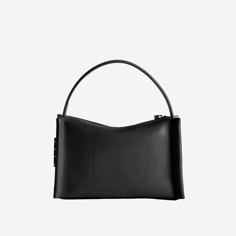 JW Anderson BORSA LOAFER IN PELLE CON LOGO, view 3