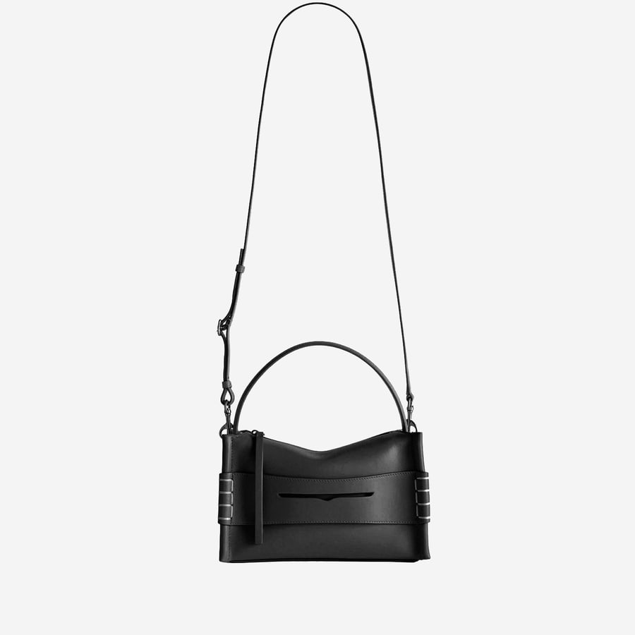 JW Anderson BORSA LOAFER IN PELLE CON LOGO, view 4