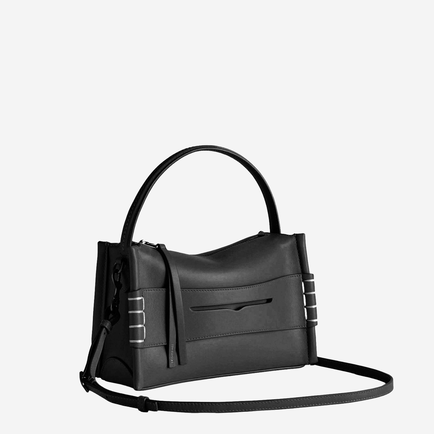 JW Anderson BORSA LOAFER IN PELLE CON LOGO, view 2