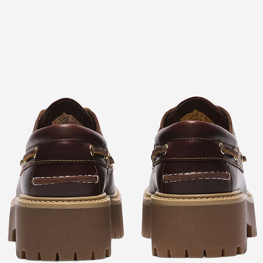 TIMBERLAND Mocassini con Plateau Stone Street in pelle, view 4
