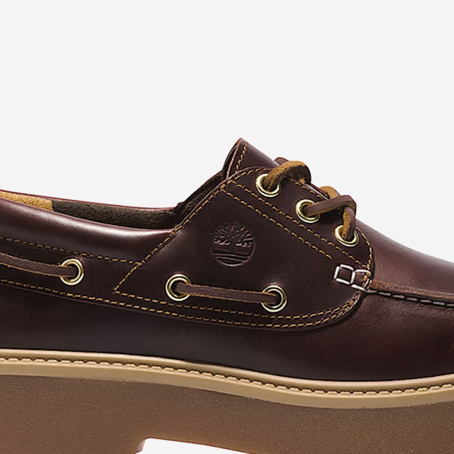 TIMBERLAND Mocassini con Plateau Stone Street in pelle, view 5