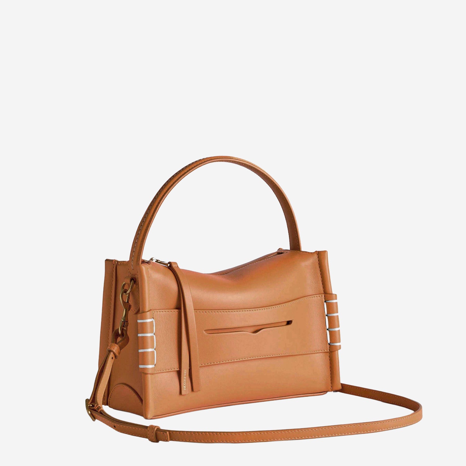 JW Anderson BORSA LOAFER IN PELLE CON LOGO, view 2