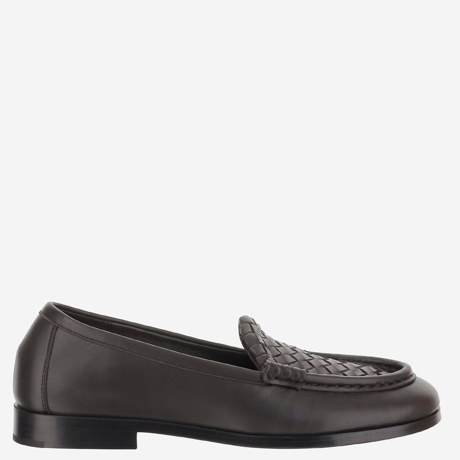 Bottega Veneta MOCASSINI IN NAPPA CON MOTIVO INTRECCIATO
