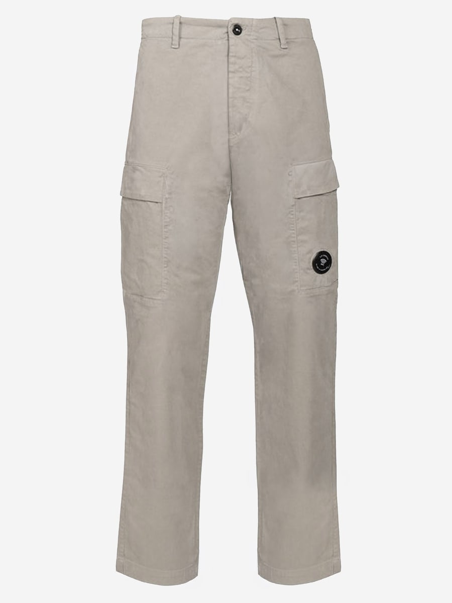 C.P. Company PANTALONI CARGO IN COTONE STRETCH CON LOGO
