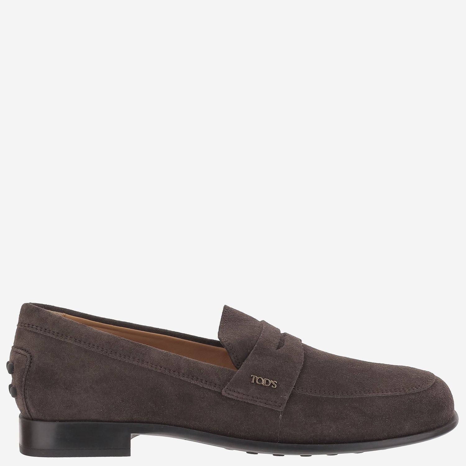 Tod's MOCASSINI IN SUEDE CON LOGO