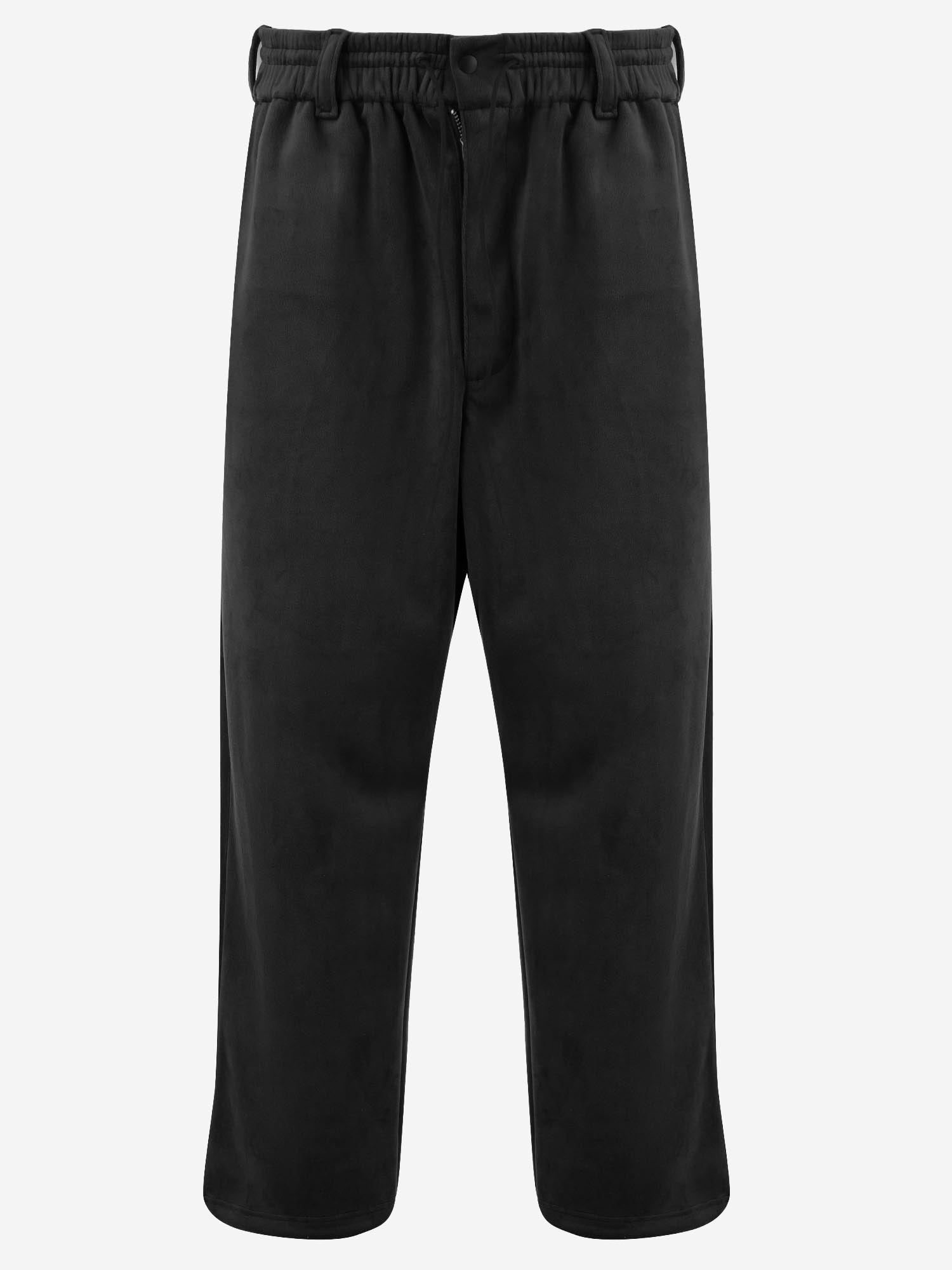 adidas Y-3 PANTALONI IN VELLUTO STRETCH CON LOGO