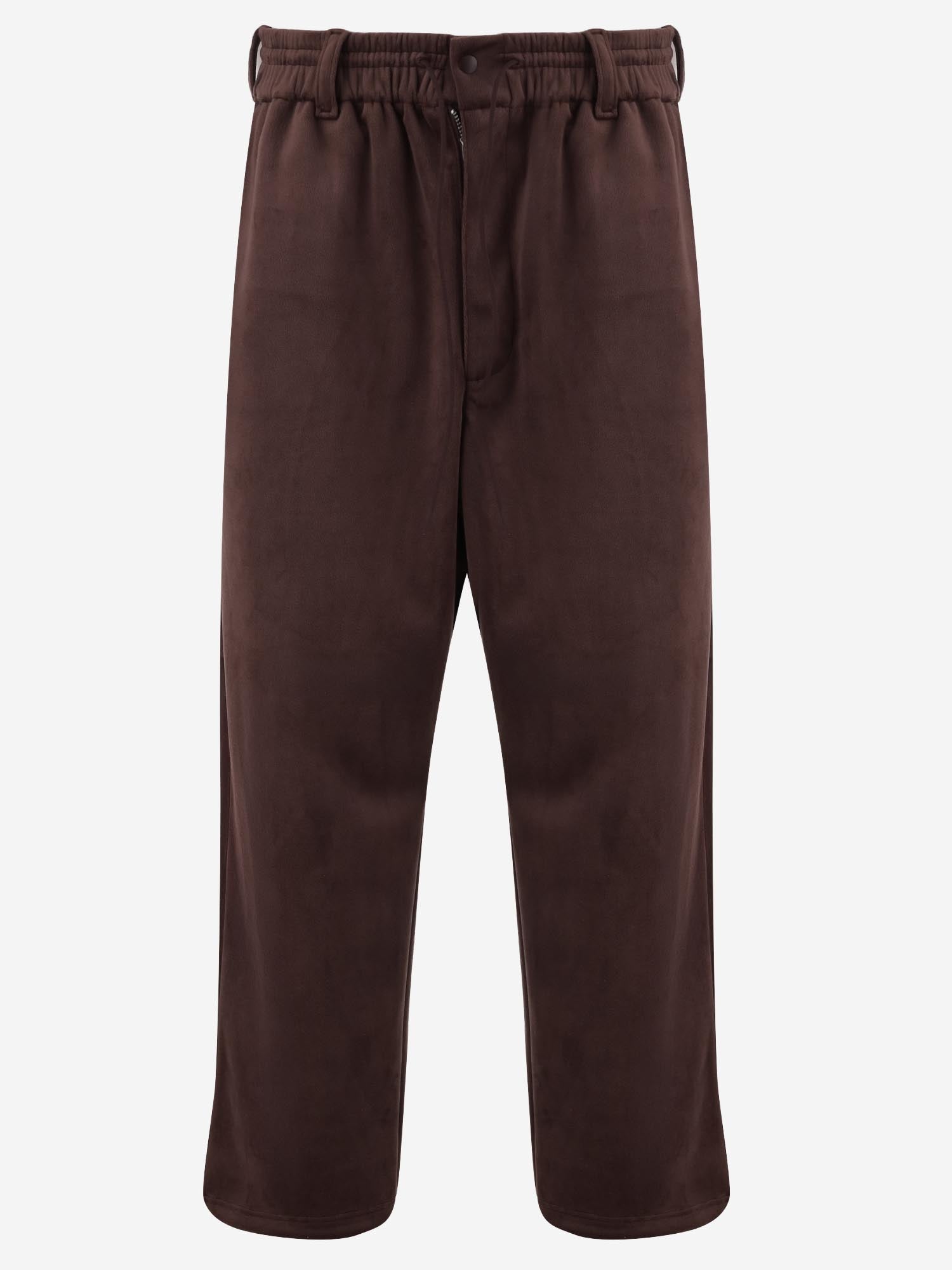 adidas Y-3 PANTALONI IN VELLUTO STRETCH CON LOGO