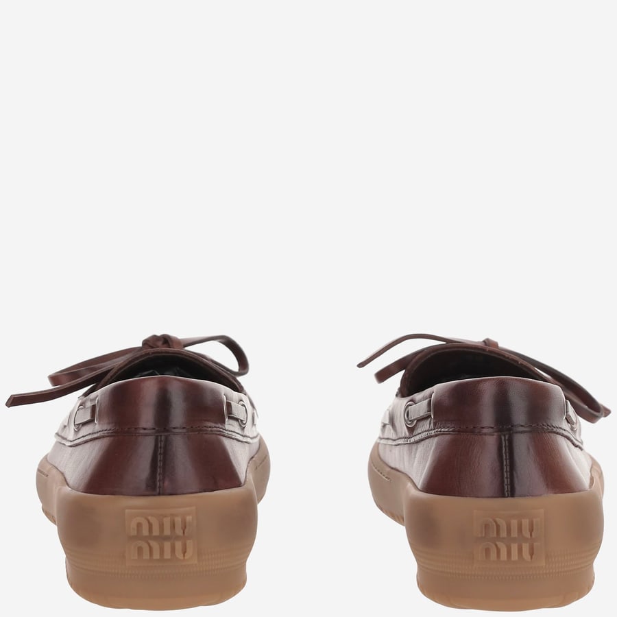 Miu Miu MOCASSINI IN PELLE, view 4