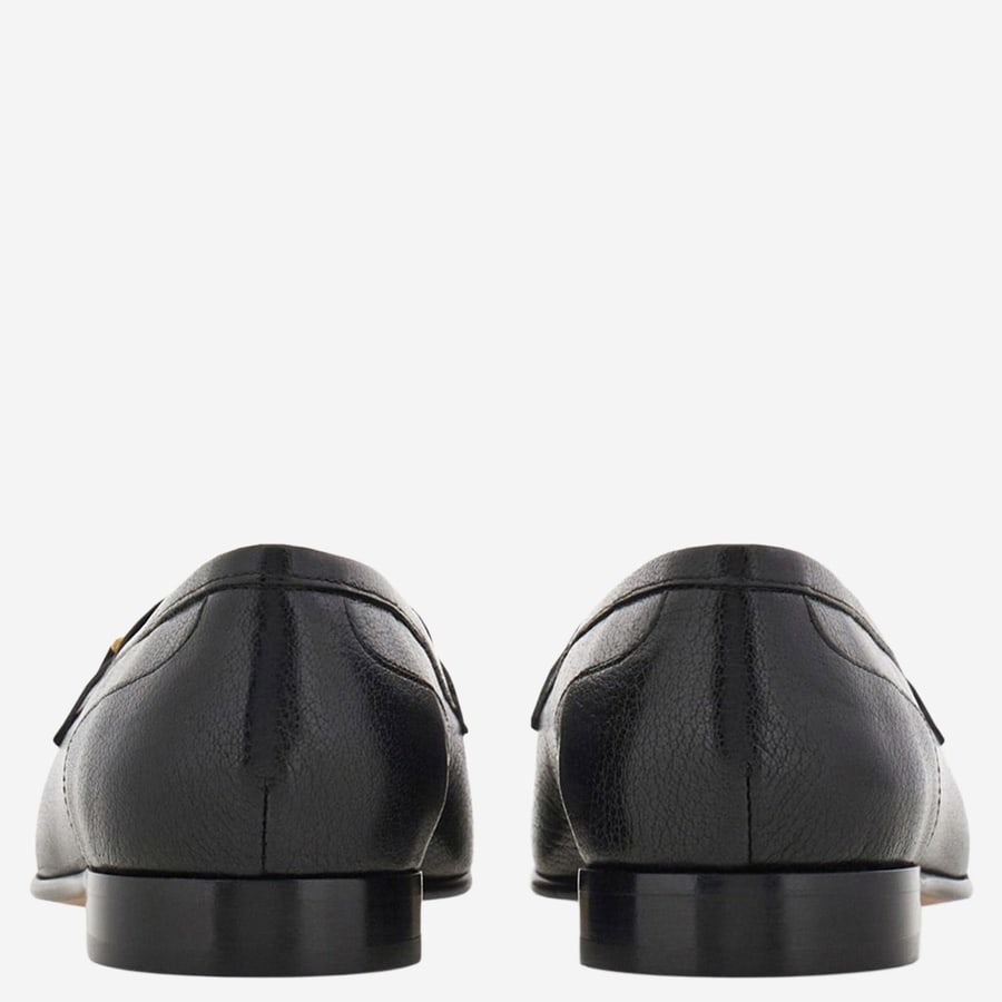 Ferragamo MOCASSINI GANCINI IN PELLE, view 4