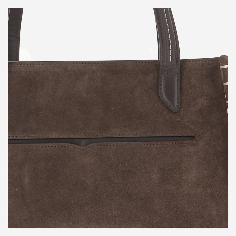 JW Anderson BORSA ELONGATED LOAFER CABAS IN SUEDE, view 4