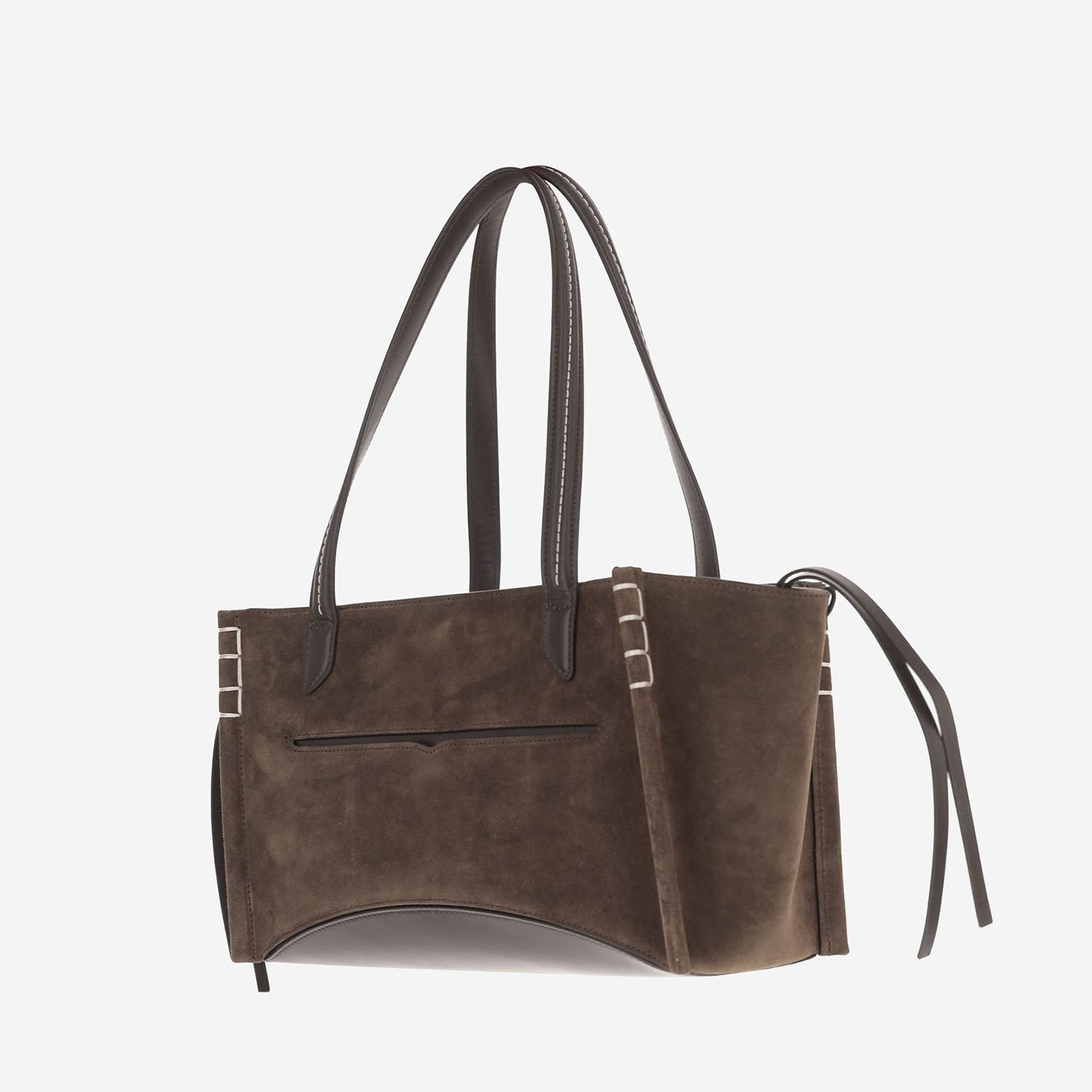 JW Anderson BORSA ELONGATED LOAFER CABAS IN SUEDE, view 2