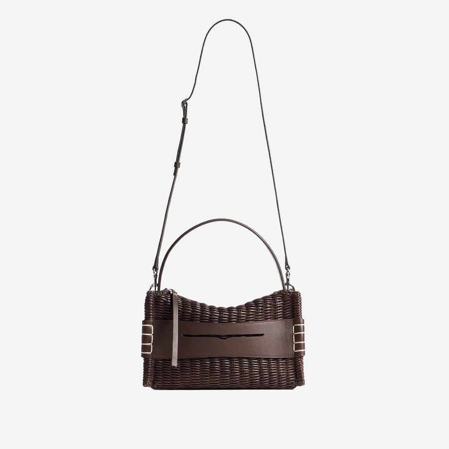 JW Anderson BORSA LOAFER IN PELLE INTRECCIATA, view 4