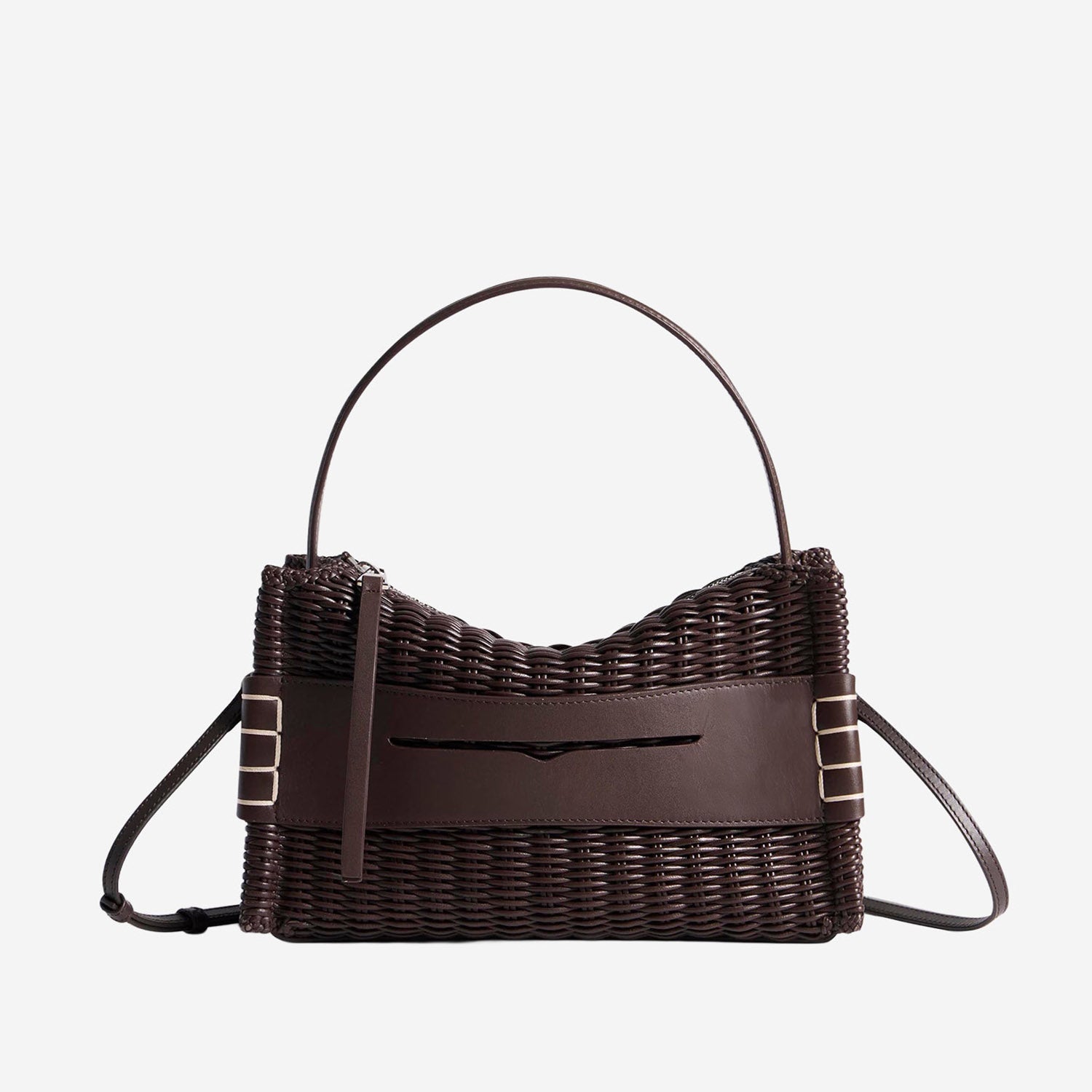 JW Anderson BORSA LOAFER IN PELLE INTRECCIATA