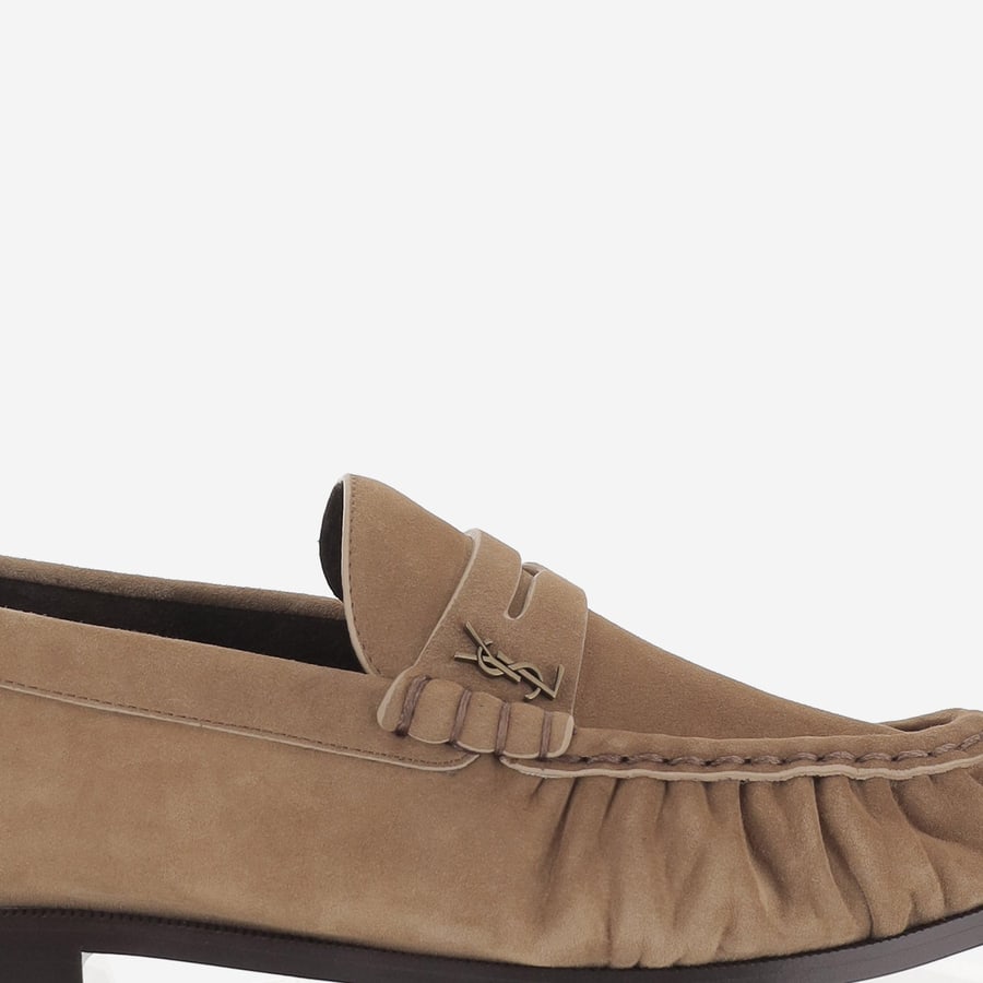 Saint Laurent MOCASSINI LE LOAFER IN SUEDE, view 5