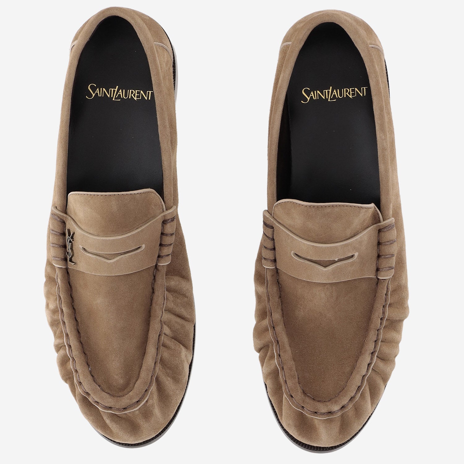 Saint Laurent MOCASSINI LE LOAFER IN SUEDE, view 2
