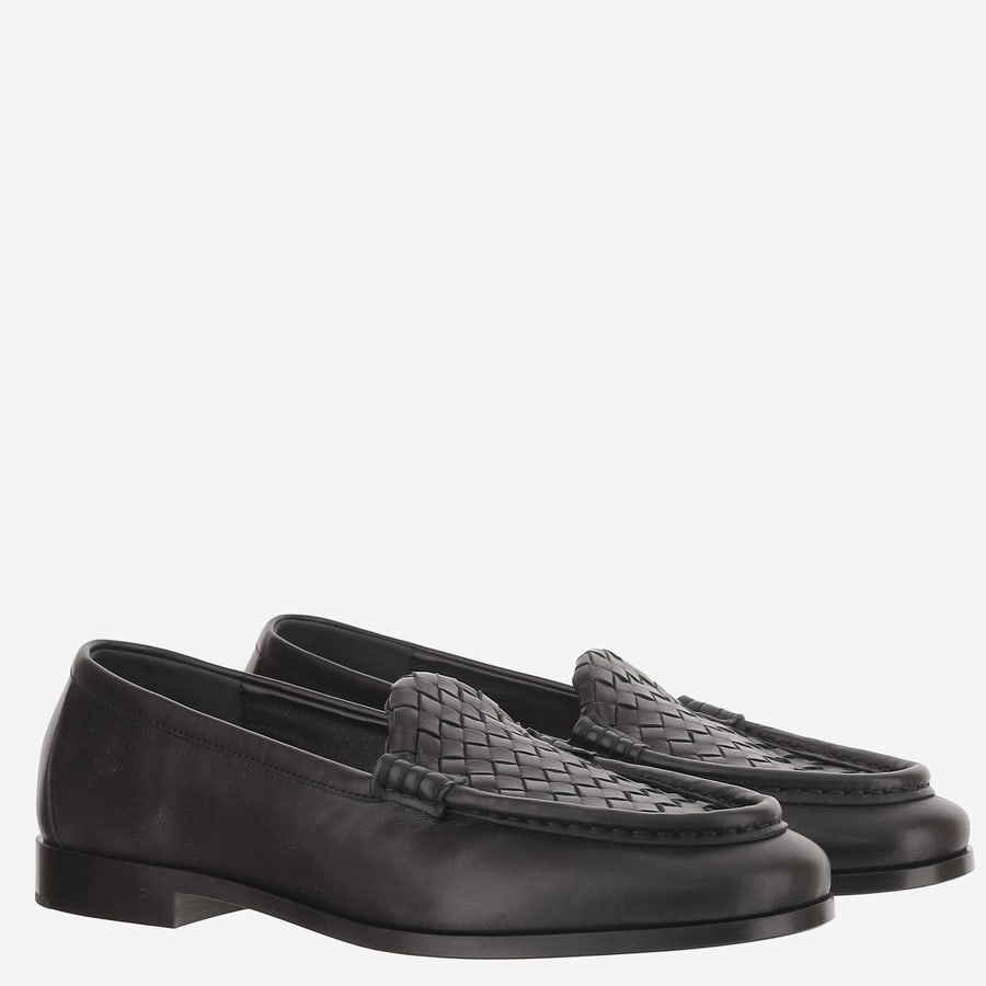 Bottega Veneta MOCASSINI SILENZIO IN PELLE, view 3
