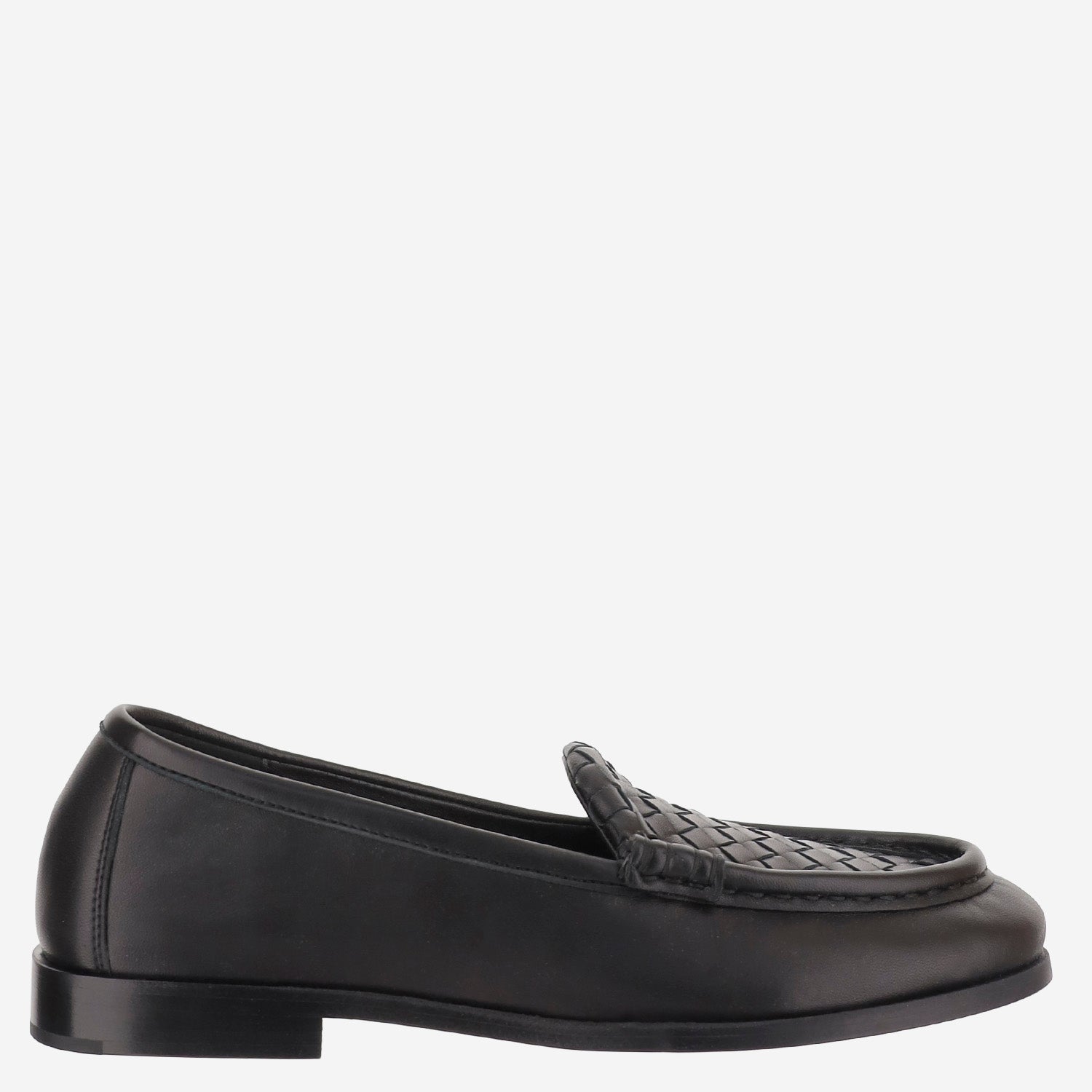 Bottega Veneta MOCASSINI IN NAPPA CON MOTIVO INTRECCIATO