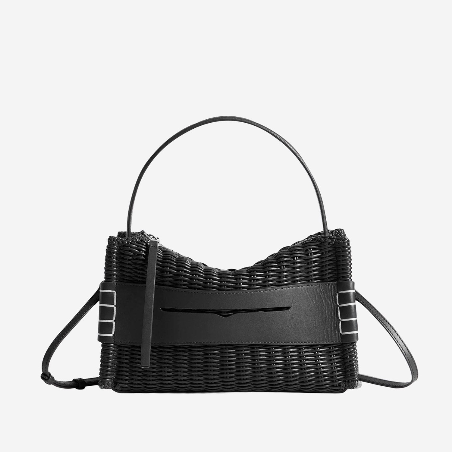 JW Anderson BORSA LOAFER IN PELLE INTRECCIATA