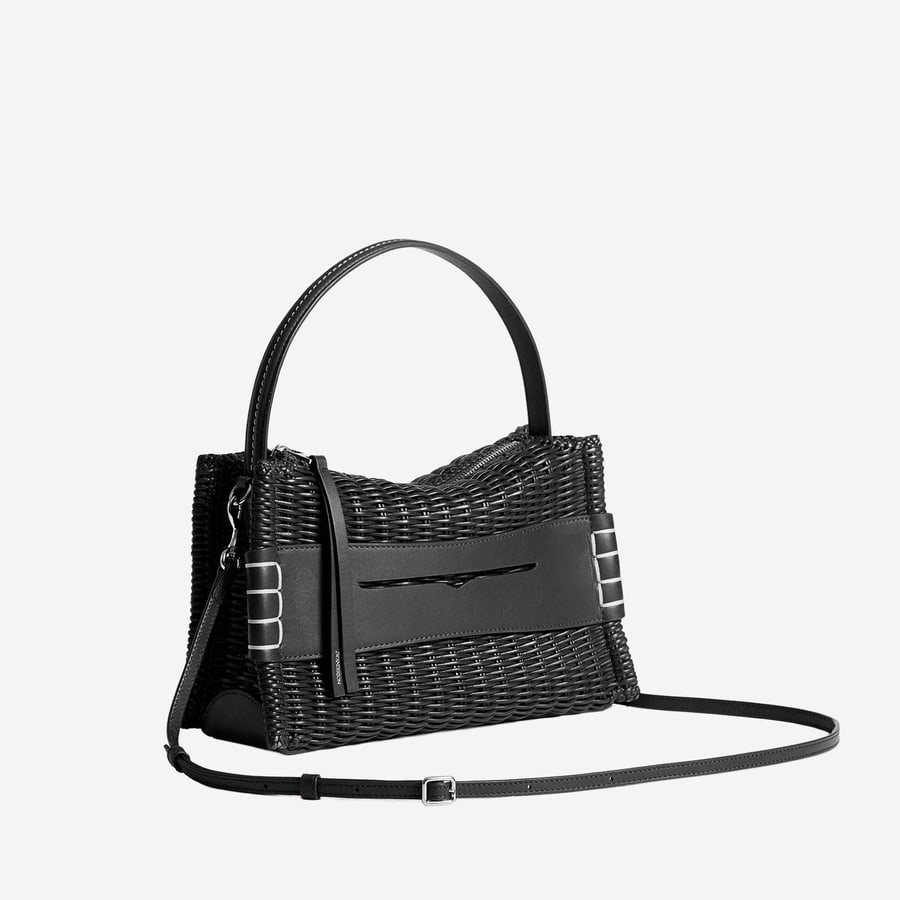 JW Anderson BORSA LOAFER IN PELLE INTRECCIATA, view 2