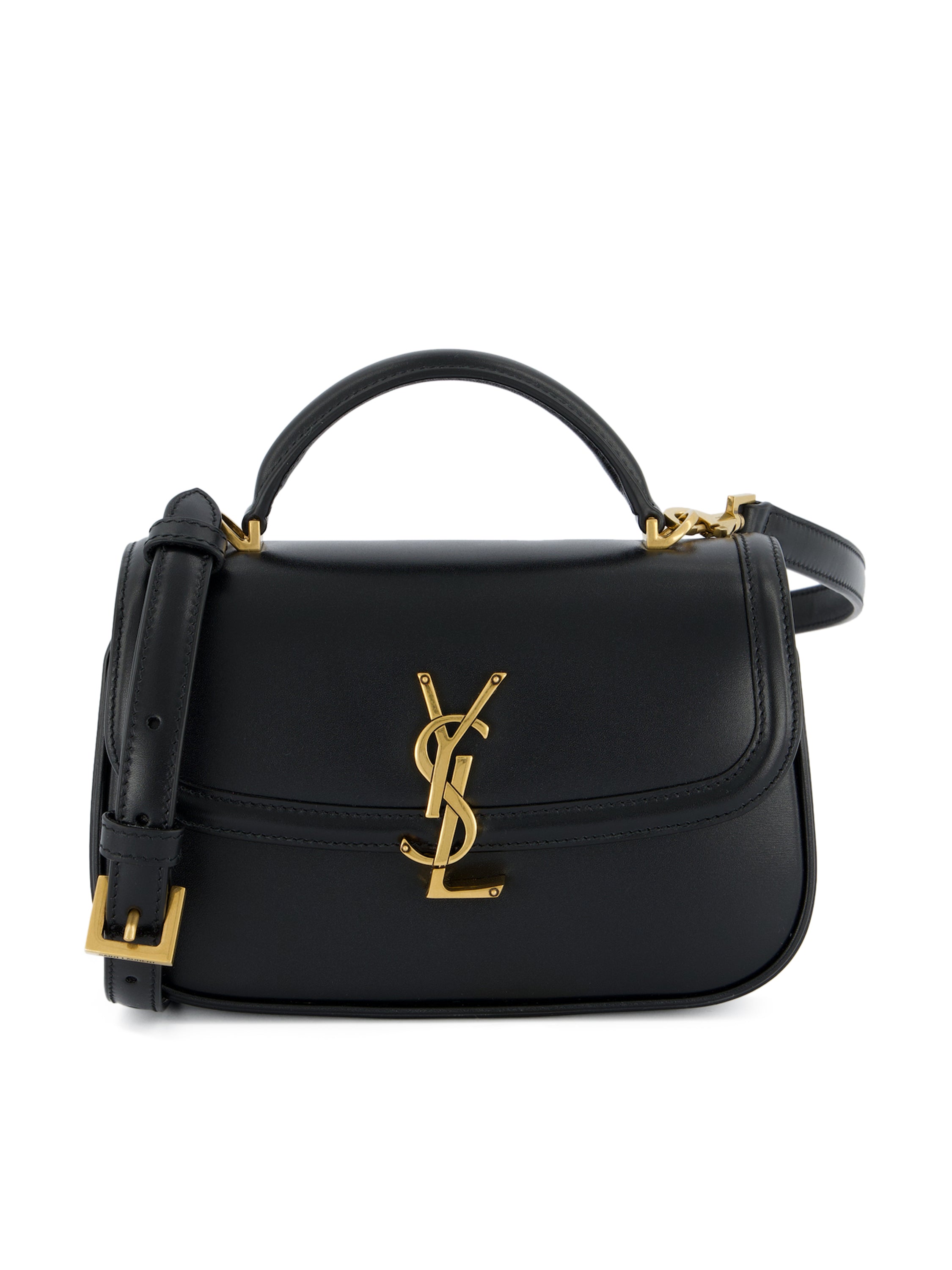 Saint Laurent Borsa Solferino Mini in Pelle Box
